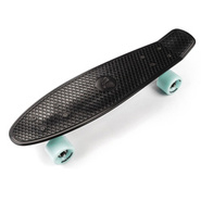 Meteor Kunststoff-Skateboard silber/mint/schwarz