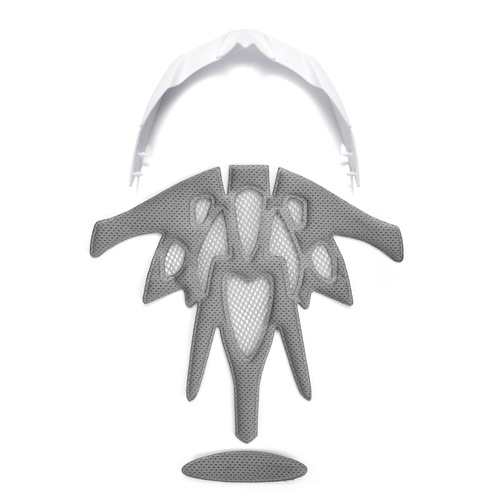 Fahrradhelm Meteor Ovlo M 55-58 cm weiß/mintgrün