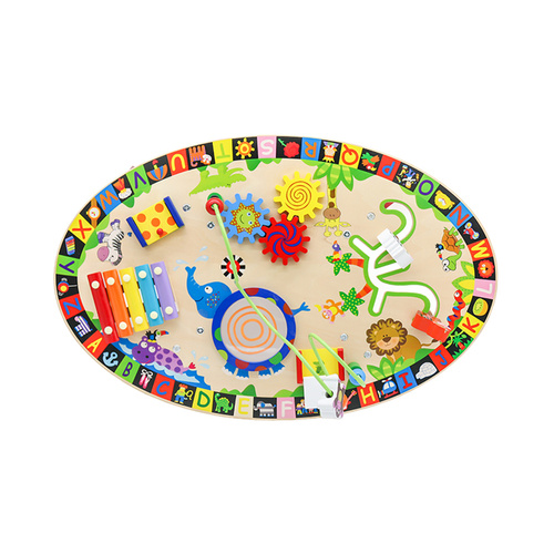 Lern- und Spieltisch aus Holz
