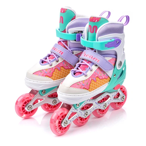 Inlineskates 4-in-1 Meteor L 38-41 Cream