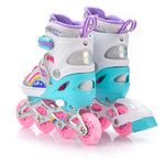 Inlineskates 4-in-1 Meteor für Kinder M 34-37 Rainbow