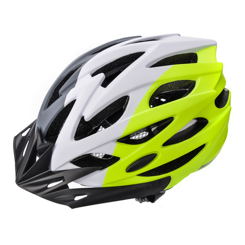Fahrradhelm Meteor Marven M 55-58 cm grau/weiß/limonium
