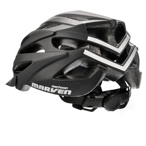 Fahrradhelm Meteor Marven L 58-61 cm grau/dunkelgrau/schwarz