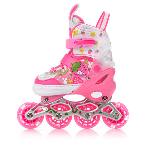 Inlineskates 4-in-1 Meteor für Kinder XS 25-28 Bunny