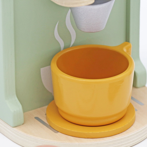 Die Kaffeemaschine aus Holz