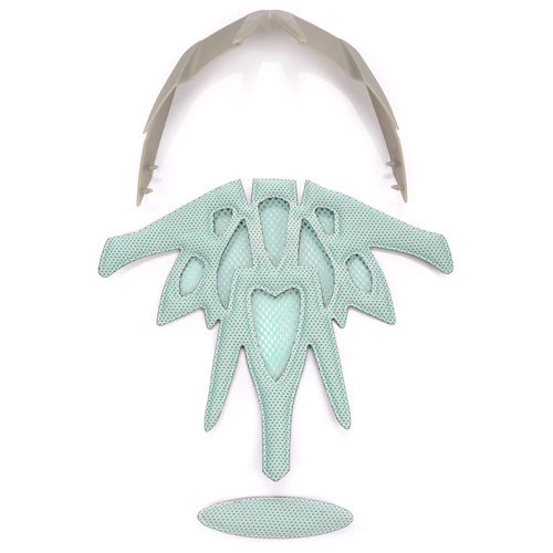 Fahrradhelm Meteor Marven M 55-58 cm weiß/mint