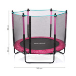 Trampolin für Kinder Meteor TRP-50 140 cm pink
