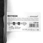 Meteor Schlafsack Snooze+ schwarz/grau