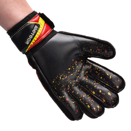 Torwarthandschuhe Meteor Defence 5 schwarz