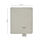 Picknickdecke Meteor 150x190 cm grau-beige