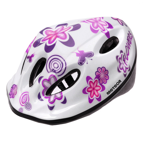 Kinderfahrradhelm Meteor MV5-2 M 52-56 cm weiß