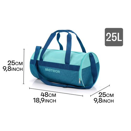 Fitness-Tasche Meteor Siggy 25 l blau/mint