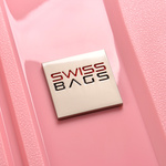 SwissBags Touristenkabinenkoffer 55cm Pink