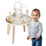 Labyrinthspieltisch aus Holz