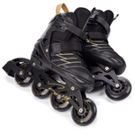 Inlineskates Meteor L 38-43 Buzzy schwarz/goldene Farbe
