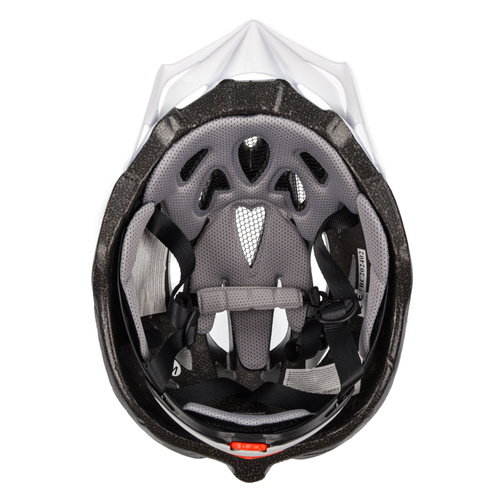 Fahrradhelm Meteor MV29 Drizzle M 55-58 cm weiß/grau/rosa