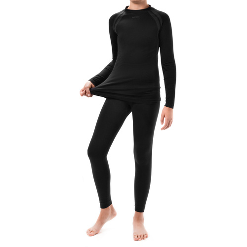 Thermoaktive Unterwäsche Kinder Meteor 140/152 Schwarz