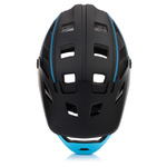 Fullface-Fahrradhelm Meteor Hydra M 55-58 cm schwarz/blau