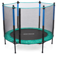 Trampolin für Kinder Meteor TRP-50 140 cm minty/blau