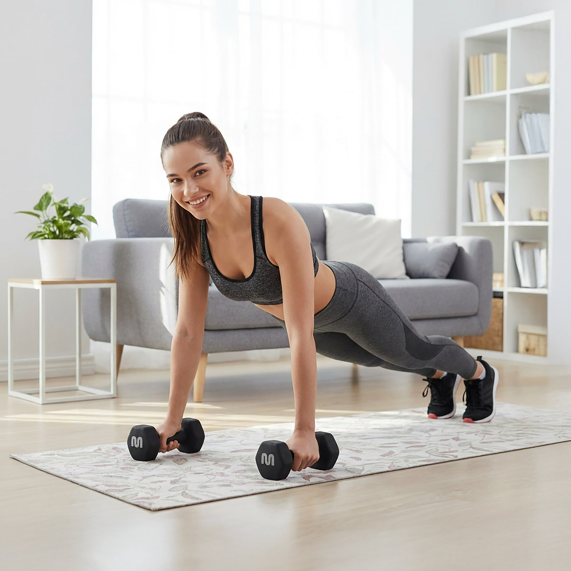 Gusseisenhantelset 2x1 kg Meteor 