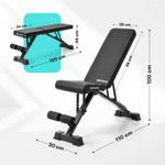 Trainingsbank Meteor klappbar, verstellbar, bis 150 kg