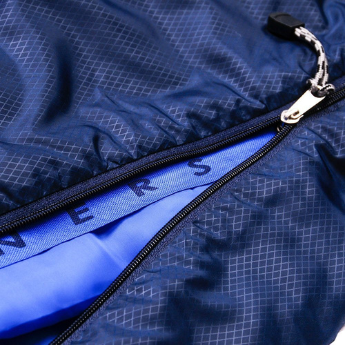 Schlafsack Meteor Indus R navy blau/blau