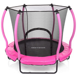 Trampolin für Kinder Meteor TRP-70 140 cm pink
