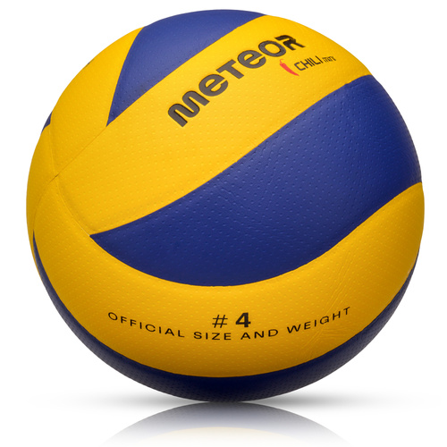 Volleyball Meteor Chili 4 gelb/blau