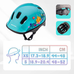 Kinderfahrradhelm Meteor KS06 S 48-52 cm Magic