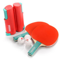 Tischtennis-Set Meteor Sunrise Rollnet rot