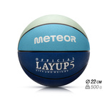 Basketball Meteor Layup 5 blau/grau