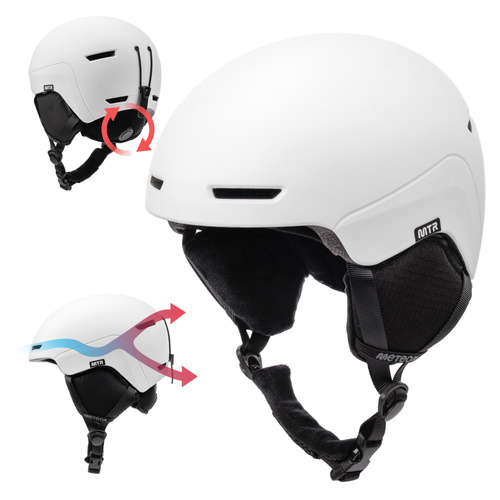 Skihelm Meteor Avalo S 53-55 cm weiß