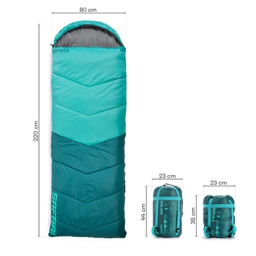 Meteor Schlafsack Safari L Minze