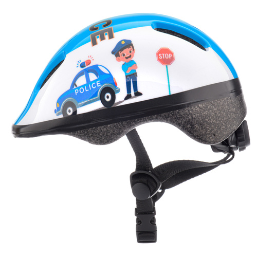 Kinderfahrradhelm Meteor KS06 S 48-52 cm Police