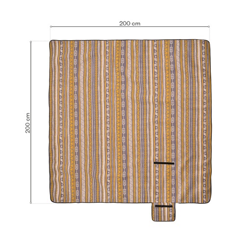 Picknickdecke Meteor 2XL 200x200 cm  maya