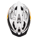 Fahrradhelm Meteor Gruver S 52-56 cm schwarz/weiss/orange