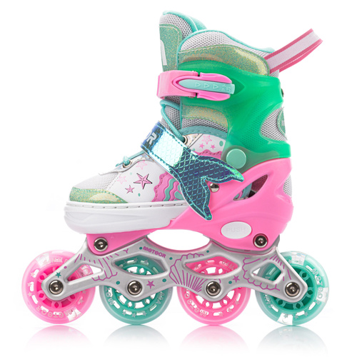 Inlineskates Meteor für Kinder M 34-37 Mermaid