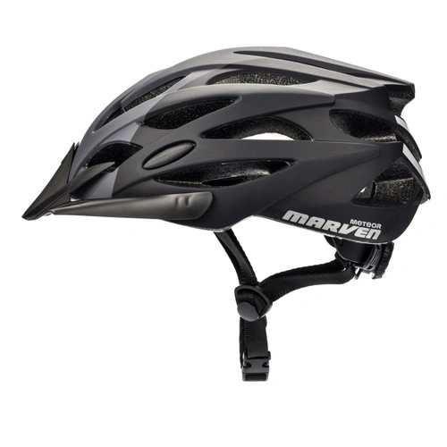 Fahrradhelm Meteor Marven S 52-56 cm grau/dunkelgrau/schwarz