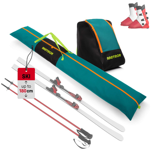 Ski-Set Meteor Croma grün/schwarz