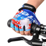 Fahrradhandschuhe Meteor Kids XS Karte blau