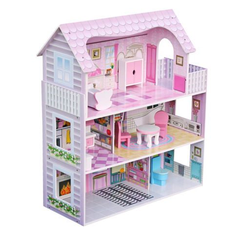 Das Puppenhaus aus Holz