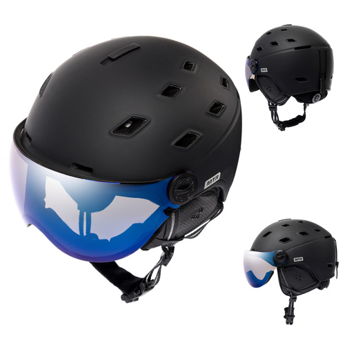 Skihelm Meteor Glide L 58-61 cm schwarz