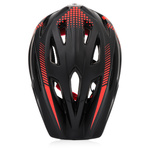 Fullface-Fahrradhelm Meteor Lupus S 48-52 cm schwarz/rot