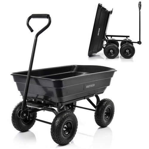 Der Kippwagen Meteor 3-in-1 schwarz