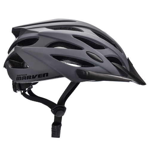 Fahrradhelm Meteor Marven M 55-58 cm grau/dunkelgrau/schwarz