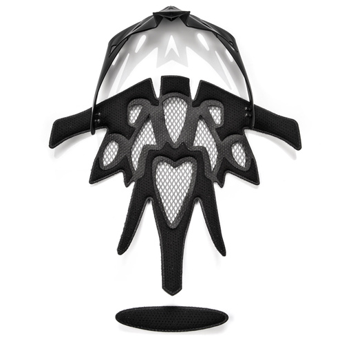 Fahrradhelm Meteor Marven M 55-58 cm grau/weiß/limonium