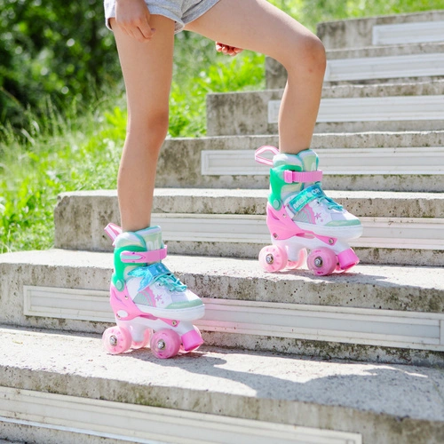 Meteor Mermaid pink Rollschuhe S 30-33