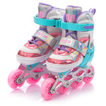 Inlineskates 4-in-1 Meteor für Kinder XS 25-28 Lunar