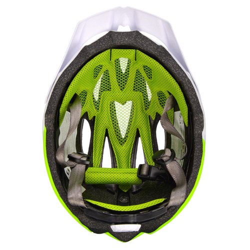 Fahrradhelm Meteor Marven M 55-58 cm weiß/neongrün