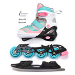 Roller Meteor 2in1 L 38-41 rosa/blau